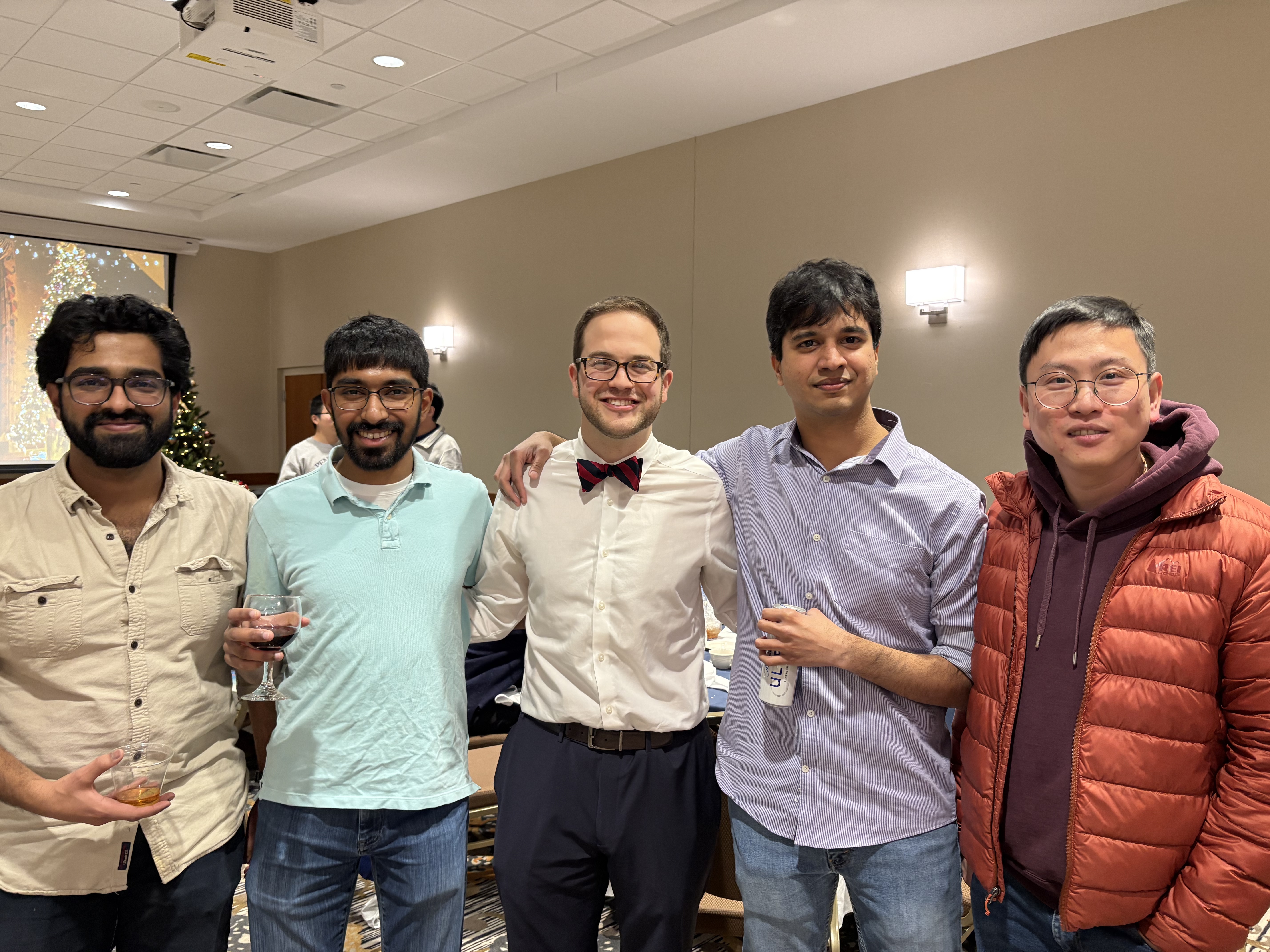 The Bi Group at the 2025 Penn State Physics department holiday gathering
